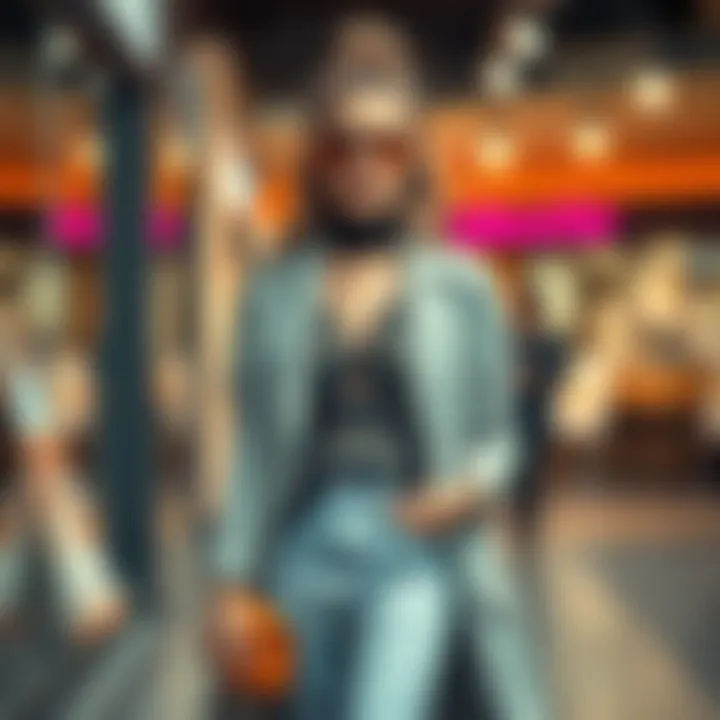 Fashionable Ensemble for Spring Trendy outfit combination with stylish accessories for a modern look