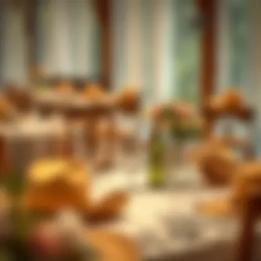 Wedding Table Decor with Cowboy Hats Styled wedding table featuring cowboy hats as decor