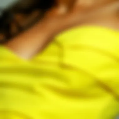 Fabric Details of Sweetheart Neckline Bodycon Dress Close-up of fabric texture used in bodycon dress