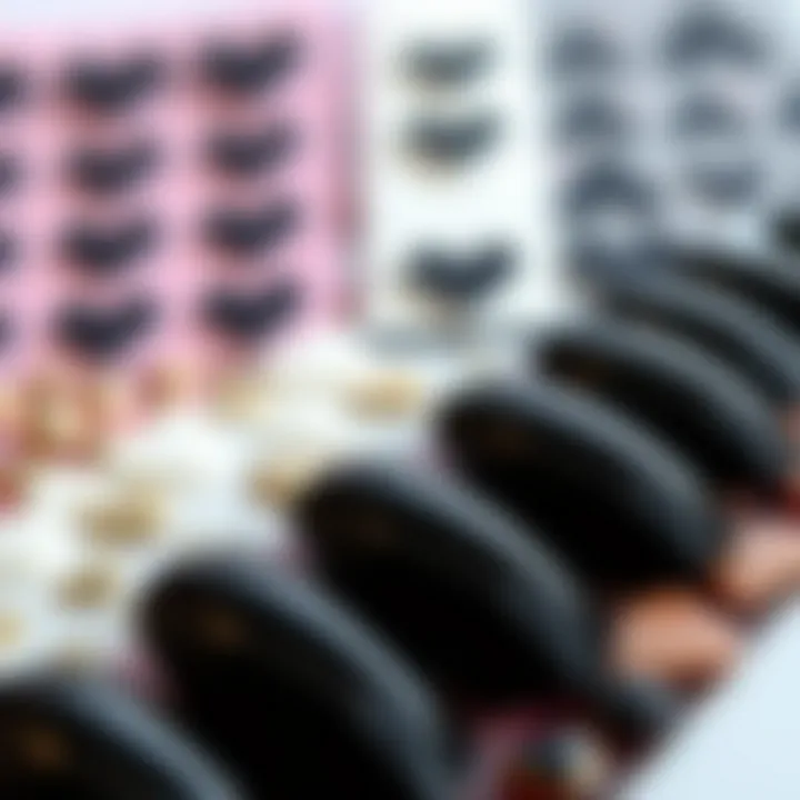 Different Materials for Black Heart Nail Stickers Variety of materials used for creating black heart nail stickers