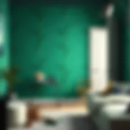 Exploring the Allure of Emerald Green Removable Wallpaper Introduction