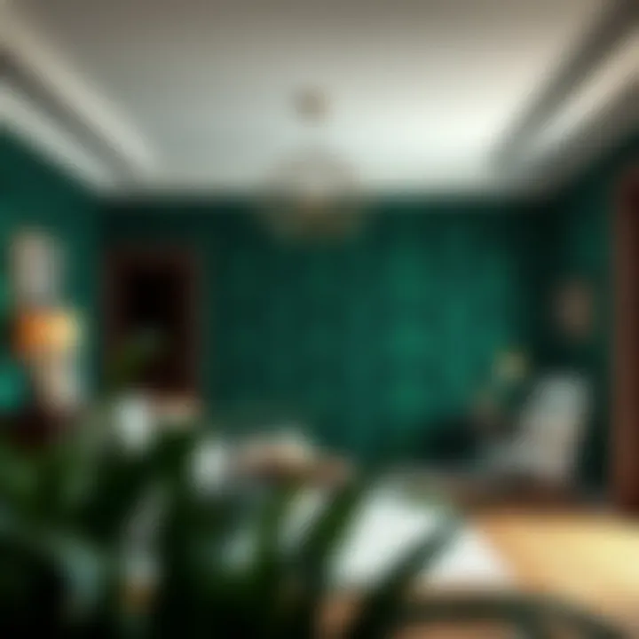 Notable Exploring the Allure of Emerald Green Removable Wallpaper