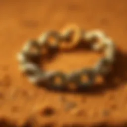 Elegant snake chain charm bracelet showcasing intricate designs.