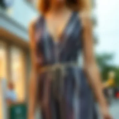 Exploring the Allure of the Surplice Neck Glitter Belted Maxi Dress Summary