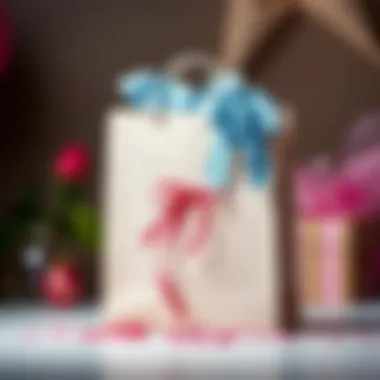 A beautifully presented gift bag showcasing a blend of practicality and style