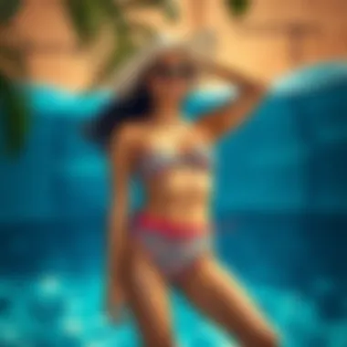 Accessorizing Swimwear Trends Fashionable accessories complementing modern swim styles