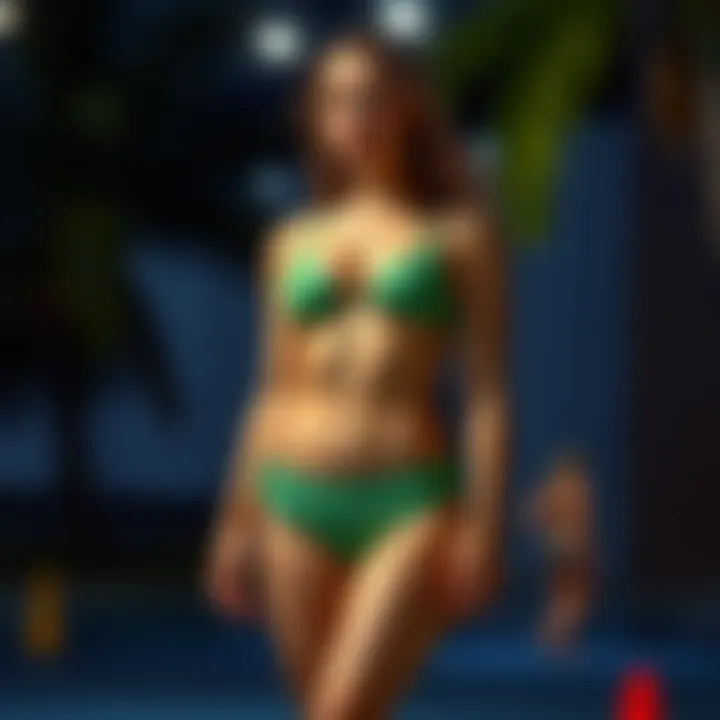 Innovative Swimwear Designs Innovative designs showcasing the blend of swimwear and shorts