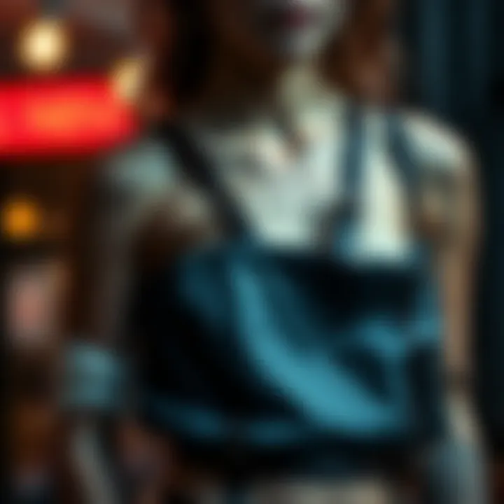 Contemporary Styling with Leather Garter Harness Leather garter harness styled for contemporary fashion