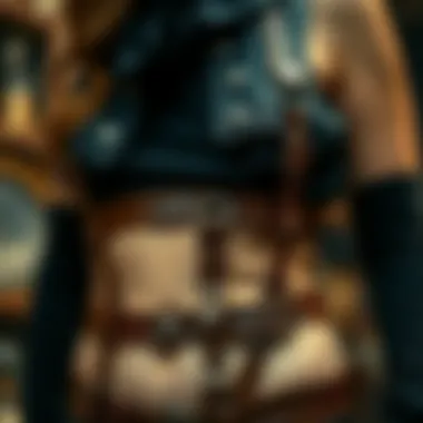 Historical Significance of Garter Harnesses A historical representation of leather garter harnesses in fashion