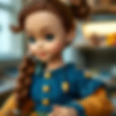 Artistic Crafting Techniques for Doll Apparel Crafting techniques illustrated through beautifully designed doll outfits