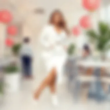 Trendy All-White Outfit Trendy all-white outfit suitable for various party settings, emphasizing versatility