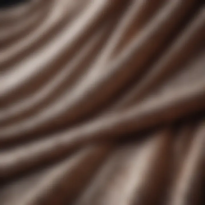 Close-up of luxurious fabric textures used in intimate apparel.