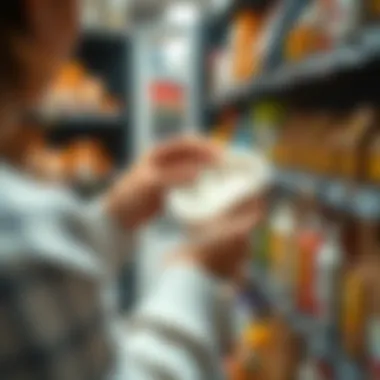 Choosing the Right Soap Container Design A person selecting a travel size soap container from a shelf, highlighting design diversity.