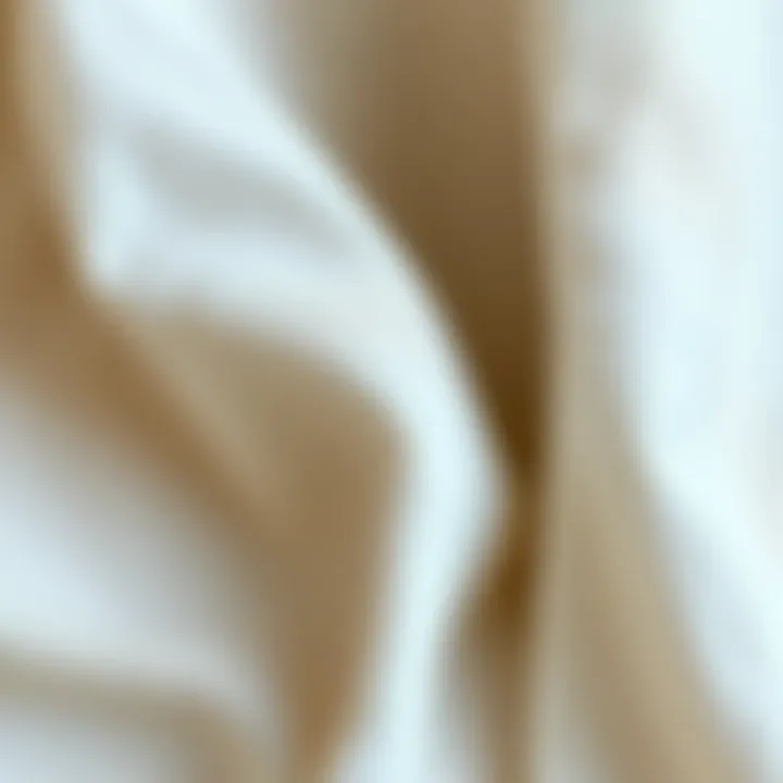 Soft cotton fabric swatches highlighting the texture and quality