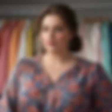 Care tips for maintaining plus size printed blouses