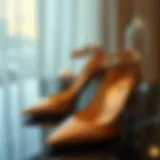 Elegant Pump Shoes with Ankle Straps Elegant pump shoes with ankle straps on a stylish surface