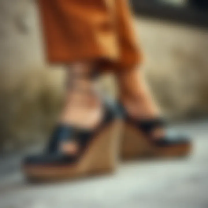 Styling Wedge House Shoes with Fashion Stylish wedge house shoes paired with fashionable attire