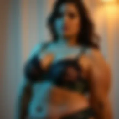 Confidently Styled Camo Lingerie Stylish model showcasing how to wear camo lingerie confidently