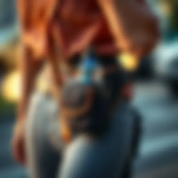 Hydration on the Move Belt bag showcasing hydration on the go