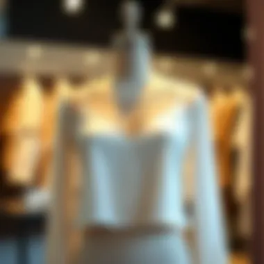 Camisole Elegance Unveiled Elegant camisole with sleeves displayed on a mannequin