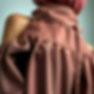 Fabric Quality in Two-Piece Sets Close-up of luxurious fabric used in the off-the-shoulder set