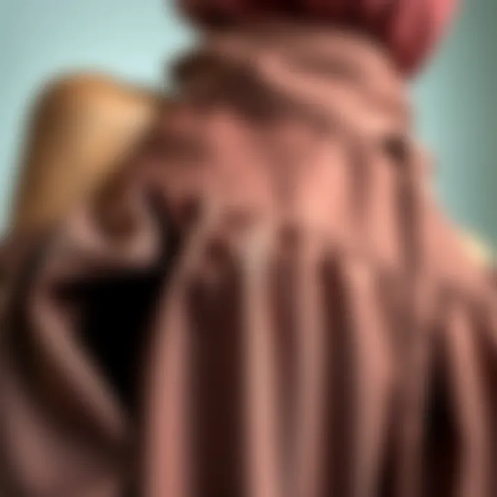 Fabric Quality in Two-Piece Sets Close-up of luxurious fabric used in the off-the-shoulder set