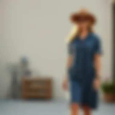 Casual Denim Dress for Everyday Style Casual denim dress perfect for everyday wear