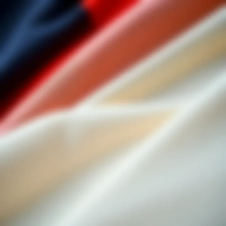 Fabric Selection for Plus Size Work Tops Close-up view of fabric texture for plus size work clothing