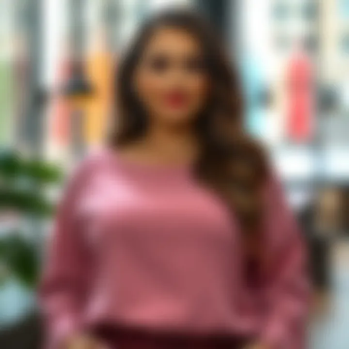 Trendy Plus Size Work Tops for Modern Professionals Trendy plus size work tops showcased in a fashion context