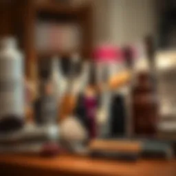 An array of eyebrow grooming tools