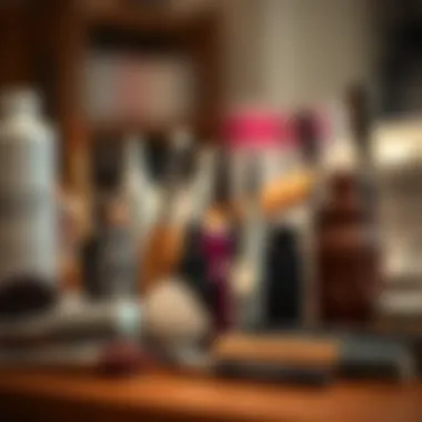 Essential Tools for Eyebrow Grooming An array of eyebrow grooming tools