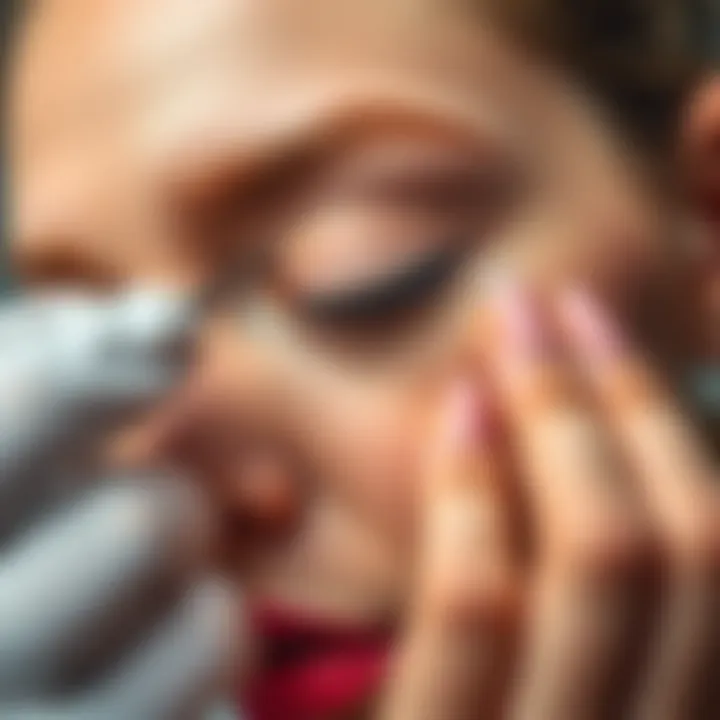 Exploring Eyebrow Hair Removal Techniques Illustration of various eyebrow hair removal techniques