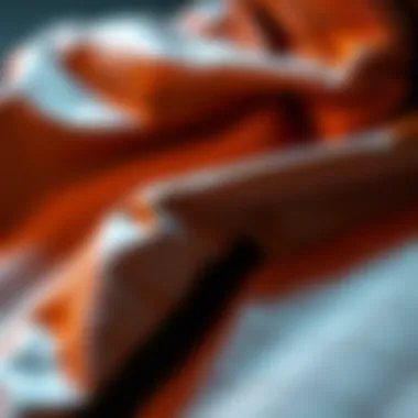 Innovative Fabric Technology A close-up of innovative fabric technology used in workout jackets