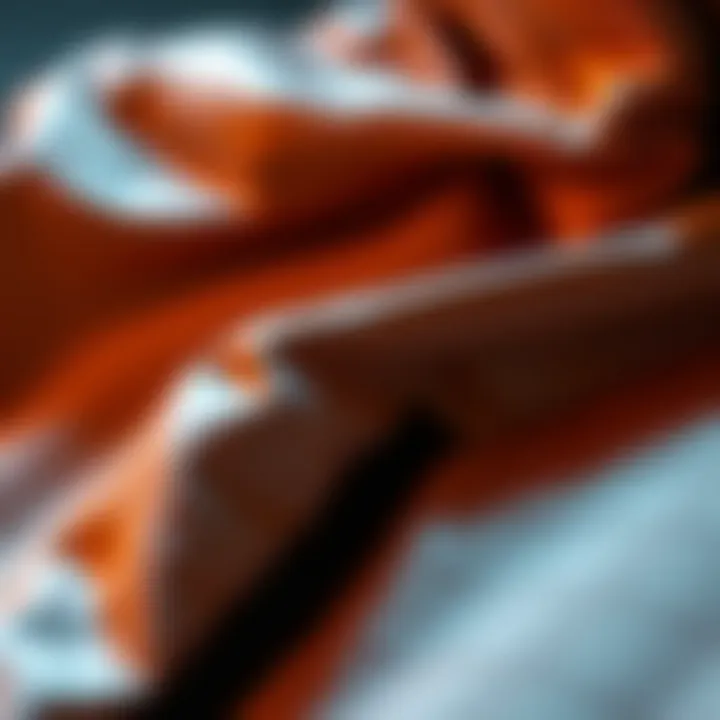 Innovative Fabric Technology A close-up of innovative fabric technology used in workout jackets