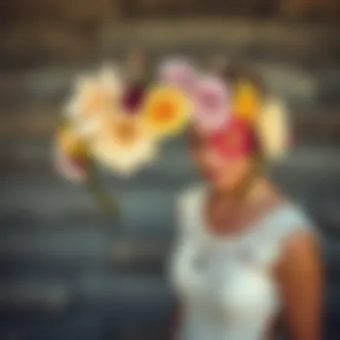 Custom Floral Headband with Seasonal Blooms Custom floral headband with seasonal blooms and personalized touches