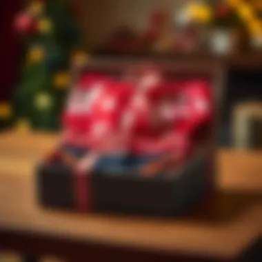 Gag Gift Underwear Presentation Creative gag gift underwear displayed in a gift box