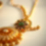 A close-up view of Goldenthread jewelry showcasing intricate designs
