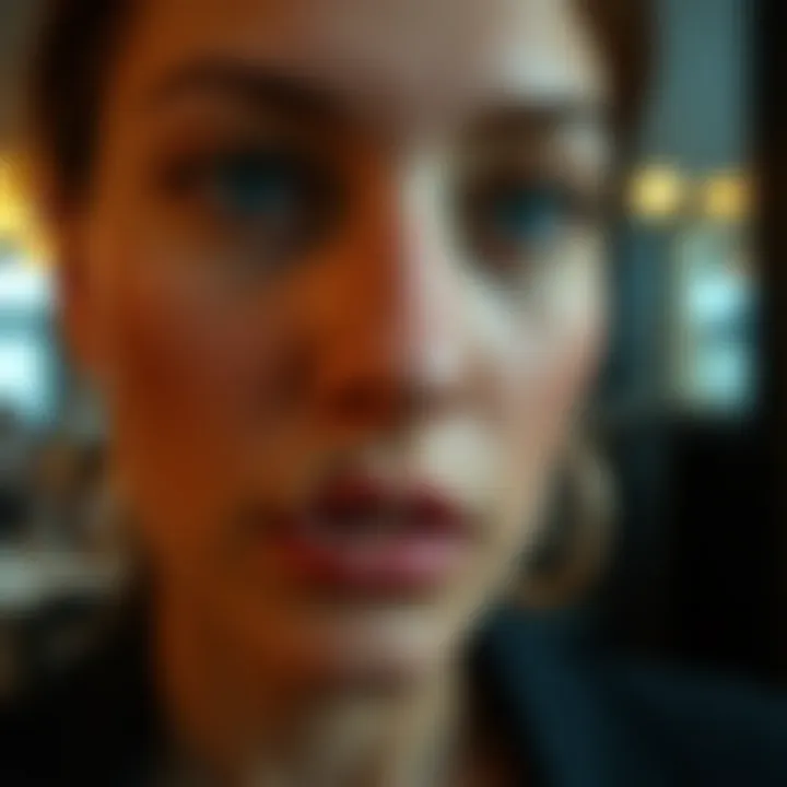 Hinged Hoop Nose Ring as a Fashion Statement A close-up view of a person wearing a beautifully crafted hinged hoop nose ring in a stylish setting.