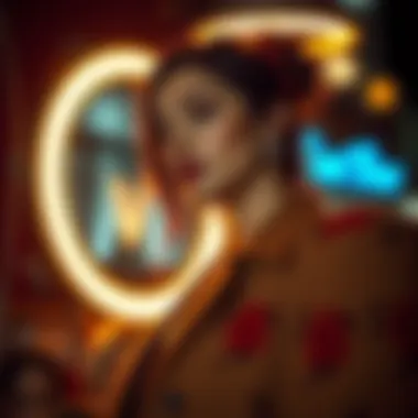 Mood Setting in Fashion Photography Mood setting achieved through ring fill lights in fashion photography