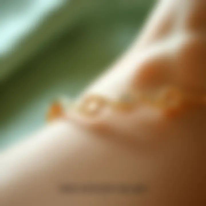 Intricate Craftsmanship of the Infinity Heart Anklet Close-up of the intricate design of an infinity heart anklet