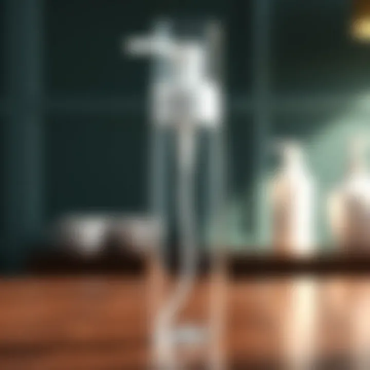 Elegant lotion squeeze bottle design showcasing ergonomic features