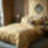 The Elegance of Luxury Jacquard Bedding Luxurious jacquard bedding set displayed elegantly on a plush bed