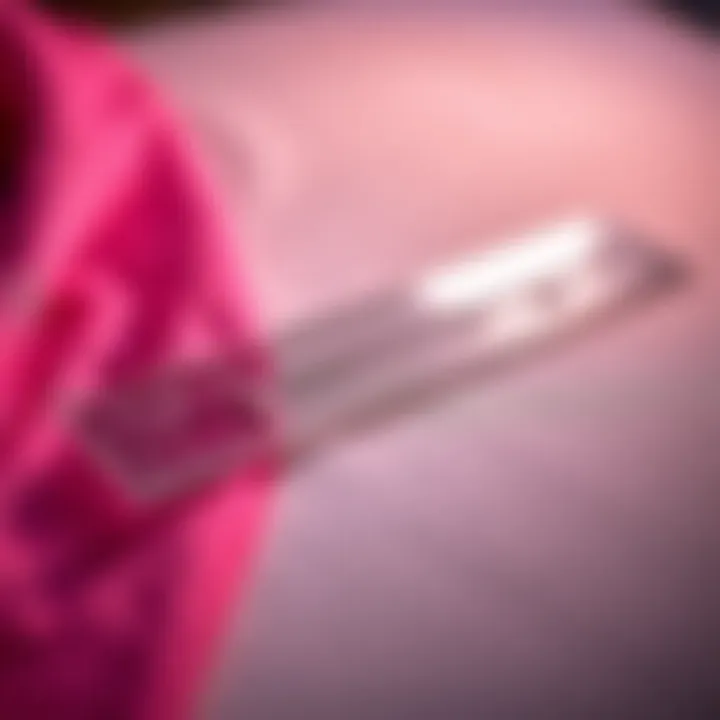 Madam Sew Seam Guide Ruler in Action Illustration of the Madam Sew Seam Guide Ruler in action on fabric