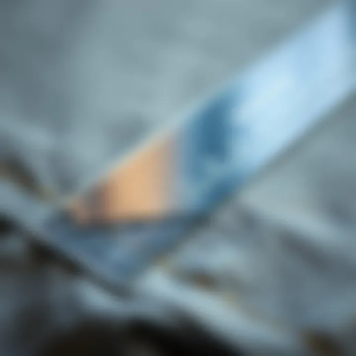 Precision Markings of Madam Sew Seam Guide Ruler Detailed view of the Madam Sew Seam Guide Ruler showcasing its precise markings