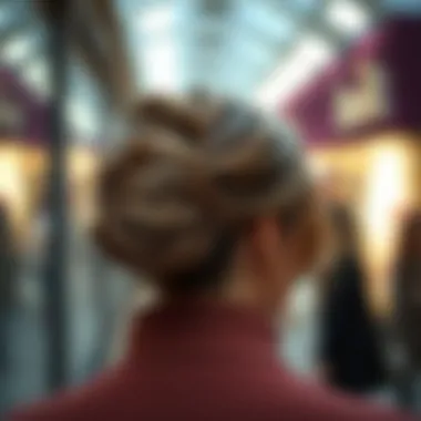 Diverse Styling with Clip-in Extensions Diverse styling options with messy bun clip-ins