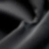 Detailed view of neoprene fabric showcasing its unique texture and flexibility