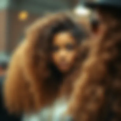 Diverse Types of Curly Hair Extensions Showcase of various types of one piece curly hair extensions