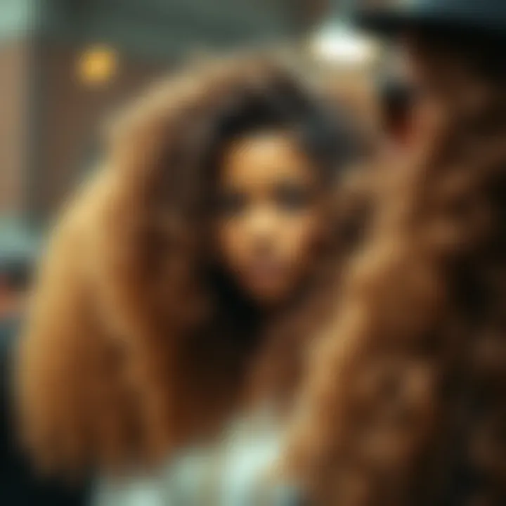 Diverse Types of Curly Hair Extensions Showcase of various types of one piece curly hair extensions