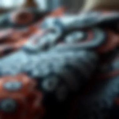 Intricate Patterns on Owl Throw Blanket Detailed view of the intricate patterns on an owl throw blanket