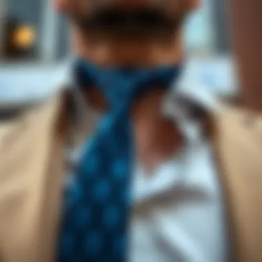 Versatility of Peacock Blue in Casual Fashion Peacock blue tie styled with a casual outfit